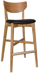 RIALTO STOOL 770MM WITH VINYL SEAT