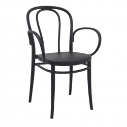 restaurant-seating-polypropylene-victor-armchair-black-front-side-1