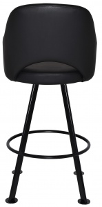 ALBURY CLUB SIDE STOOL 780MM -  Arms Metal Base