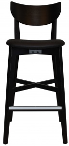 RIALTO STOOL 770MM WITH VINYL SEAT