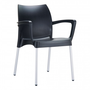 commercial-polypropylene-dolce-chair-black-front-side