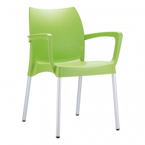 commercial-polypropylene-dolce-chair-green-front-side