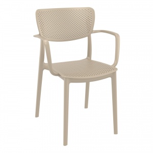 polypropylene-hospitality-seating-loft-armchair-taupe-front-side